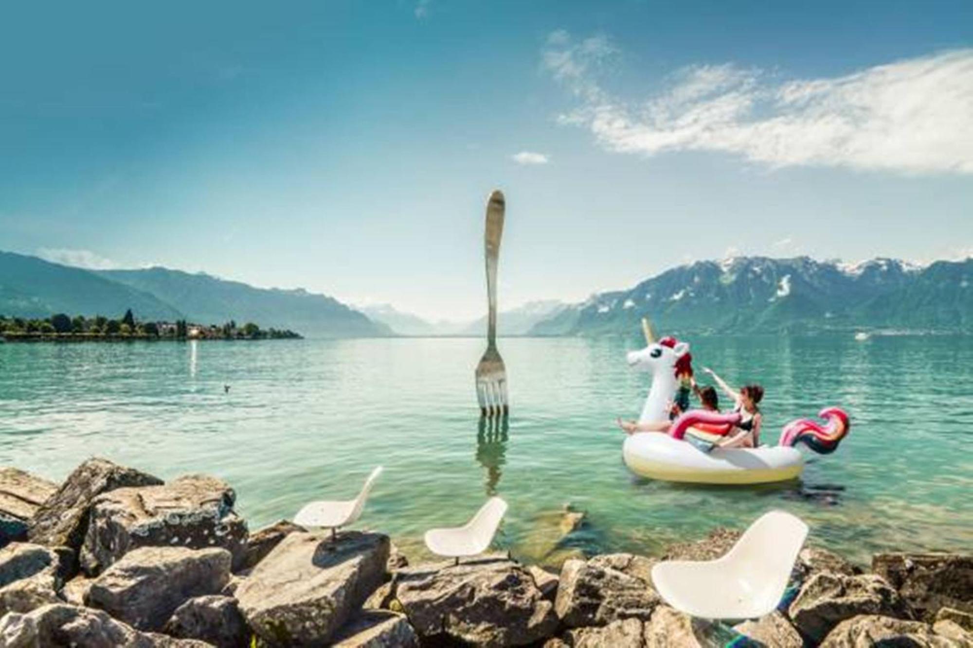 Chatonneyre Hotel & Restaurant Веве Экстерьер фото
